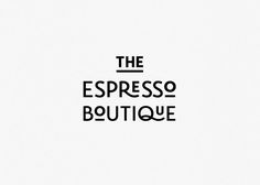 the espresso boutique logo is shown in black and white, with an orange background