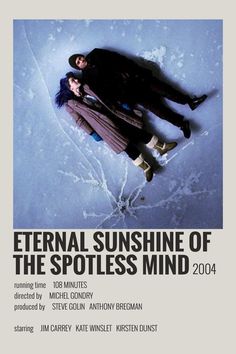 an advertisement for the movie's upcoming film, eternal sunshine of the spotless mind