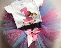 Girls Cake Smash Set - Smash Cake Shirt - Smash Cake Tutu - Girls First Birthday Outfit - Unicorn Tutu - Unicorn Cake Smash Outfit - Unicorn Unicorn Birthday Shirt, Unicorn Birthday Outfit, Unicorn Themed Birthday Party, Magical Birthday, Unicorn Outfit, Ruffle Leggings, Birthday Tutu Outfit, Unicorn Shirt