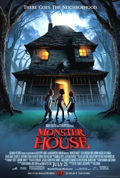 the monster house on blu is shown in this image