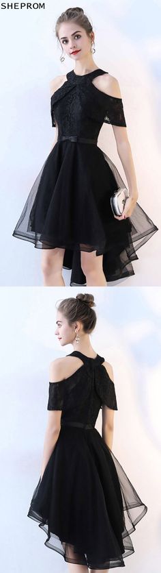 Knee-length Tulle Evening Dress For Party, Knee-length Tulle Evening Dress, Black Dresses For Homecoming And Prom Season, Black Sleeveless Tulle Dress, Elegant Tulle Mini Dress For Homecoming, Black Mini Length Dress For Prom, Black Sleeveless Chiffon Mini Dress, Black Tulle Mini Dress For Prom Season, Evening Tulle Mini Dress Knee-length