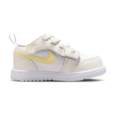 Toddler's Jordan 1 Low Alt Sail/Lt Laser Orange-White Size: 9.  Gender: unisex. Kids Jordan 1 Low, Toddler Jordans, Infant Jordan 1, Orange Air Jordan 1 Low, Toddler Jordan Shoes, Baby Sneakers, Jordan 1 Low, Toddler Shoes, Jordan 1