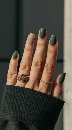 As the leaves change colors and the air turns crisp, it’s time to update your nails with the latest fall trends. This season, we’ve curated 33 of the most Two Tone Manicure, Festive Christmas Nails, Autumn Spirit, Dark Green Nails, Christmas Gel, Nails Inspired, Fall Nail Trends, 2024 Ideas, Fall Gel Nails