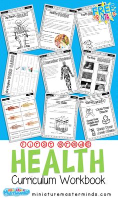 the health worksheet for children to learn