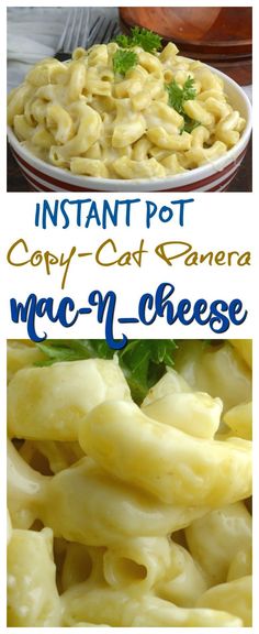 instant pot copy - cat camera mac n'cheese is an easy and delicious meal