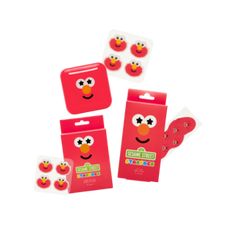 Starface Pimple Patches Elmo, Starface Skincare, Pimple Patches Starface, Starface Pimple Patches, Hello Kitty Star Face Patches, Cute Skincare