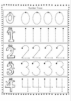 the number ten worksheet for numbers 1 - 10 is shown in black and white