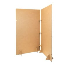 an open brown cardboard box on a white background with clippings to the sides