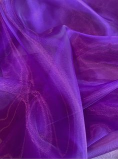 "purple sheer organza crystal organza in color Purple Description: 100% Polyester Crystal Organdy Width: 58/60\" inches Weight: 34 gm/sq m High quality sheer Crystal Organza Fabric perfect for Wedding Gowns, Apparel, Crafts and more organza is sold by the yard, orders more then 1 yard will be cut continuous  MORE COLORS ARE AVAILABLE ALL SALES ARE FINAL... Hi guys please make sure that before you make your purchase to remember that Per my Shop Policies and as noted in each listing: all sales are final. If you have any concerns or questions about a product- please address them *before* you make a purchase to ensure they meet your requirements. Contact us for assistance if you need any clarifications or help. thank you so much" Color Characters, Cute Business Cards, Iridescent Fabric, Fairy Wedding Dress, Colour Shades, Mood Images, College Room, Diy Clothes Design, Fairy Wedding