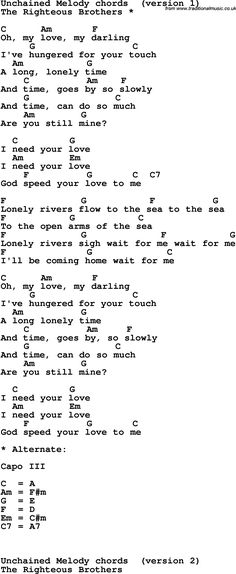 an old song with words written in black and white on the bottom right hand corner