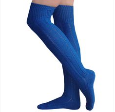 bits-en-pieces: Fashion Trends and Color for the Year 2020 #longthighsocks #fashion #Chrissysocks Blue Knee High Socks, Otk Socks, Thigh Socks, Cable Knit Socks, Trouser Socks, Blue Socks, Over The Knee Socks, Womens Fashion Inspiration, Thigh High Socks