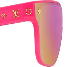 LOUIS VUITTON® - Lv Shadow Square Sunglasses - Hot Pink Hot Pink Sunglasses, Louis Vuitton Glasses, Caramel Balayage Highlights, Pretty Sunglasses, Barbie Inspired, Louis Vuitton Pink, Caramel Balayage, Louis Vuitton Sunglasses, Sunglasses Collection