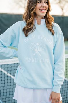 Our Custom City Pickleball /Tennis Sweatshirt is the perfect combination of comfort and style. This stylish sweatshirt is constructed with a soft blend of cotton and polyester for comfort and breathability. The custom monogram ensures you stand out from the crowd and is perfect for pickleball & tennis players, coaches, and fans. Details: - Regular Fleece- Fleece lining for a cozy feel, 50/50 cotton polyester blend with air jet yarn for softer feel and reduced pilling. - Pigment Dyed Colors- Offers a vintage washed color, 80/20 cotton/polyester blend with 100% cotton face - Machine wash with cold water, hang dry - Wording will be sized down according to name size, font style and max design width which varies by product & size. Have questions? Want a custom order? Send us a message and we'd Tennis Sweatshirt, Beach Sweatshirt, Pickleball Gift, Pickle Ball, Club Sweatshirts, Yellow Sweatshirt, Custom Monogram, Tennis Players, Pickleball