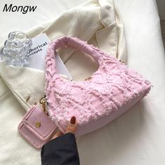 Shipping: Worldwide Express Shipping AvailableDelivery time: 7-15Days Fast ShippingReturns: Fast refund, 100% Money Back Guarantee.Brand Name: AHCLYHandbags Type: Shoulder BagsTypes of bags: Shoulder & HandbagsMain Material: PULining Material: PolyesterShape: Half MoonPlace Of Origin: ZHE JIANG ProvincePlace Of Origin: ZHE JIANG  ProvinceOrigin: Mainland ChinaCN: ZhejiangHardness: SOFTPattern Type: SolidInterior: Cell Phone PocketDecoration: NONEExterior: Silt PocketOccasion: VersatileClosure Ty Denim Hobo Bag, Hobo Bag Patterns, Denim Handbags, Small Shoulder Bags, Denim Shoulder Bags, Trendy Shoulder Bag, Luxury Designer Handbags, Jeans Bag, Chic Pink