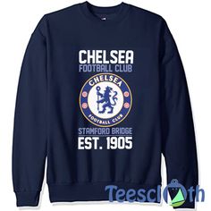 Chelsea FC Football Sweatshirt, The online shop shows your support for the Blues in a casual style. Various sizes available, fast worldwide. #chelseafcare #chelseafc #chelsea #cfc #premierleague #ktbffh #football #chelseafans #stamfordbridge #cfcfamily #coyb #lampard Club Chelsea, Chelsea Fans, Team Sweatshirts, Football Sweater, Stamford Bridge, Chelsea Football, Football Sweatshirt