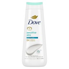 Nourish your skin senses with Dove Hypoallergenic Body Wash for sensitive skin. This nourishing body wash, with 24hr Renewing MicroMoisture, gently cleanses and nourishes the skin, leaving it renewed and healthy-looking for 24 hours. From the #1 dermatologist-recommended body wash brand, this nourishing body wash has a luxurious lather you’ll love to use in the shower after a long day. Dove Hypoallergenic Body Wash has been developed with millions of MicroMoisture droplets and plant-based moistu Dove Sensitive Skin, Body Wash For Sensitive Skin, Sensitive Skin Body Wash, For Soft Skin, Best Body Wash, Gentle Skin Cleanser, Shopping Haul, Dermatologist Recommended, Skin Cleanser Products