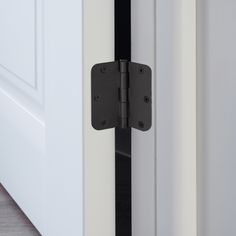 The Design House Door Hinge is 3-1/2-inches with a 1/4-inch corner radius, comes in a 10-pack, and features a sleek matte black finish that blends seamlessly with any residential wooden door. Each hinge is crafted with durable steel for enhanced reliability and long-lasting usage, perfect for keeping residential doorways secure. This 10-pack includes mounting screws for simple installation and a removable pin to remove the door without unscrewing the hinge. This product is functional, effective, Black Door Hinges, Heavy Duty Door Hinges, Interior Door Hinges, Interior Exterior Doors, House Door, Residential Doors, House Doors, Black Doors, Door Accessories