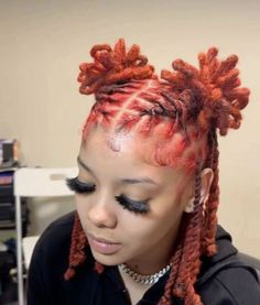 Women Loc Retwist Styles, Style Starter Locs Black Women, Loc Styles For Short Thick Locs, Loc Styles After Retwist, Loc Styles Female, Locs In Cornrows, Back To School Dreadlock Hairstyles, Dread Loc Styles Women, Starter Love Styles