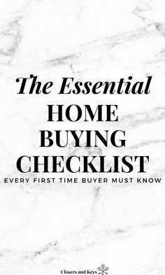 the essential home buying checklist for every first time buyer must know by clicking up