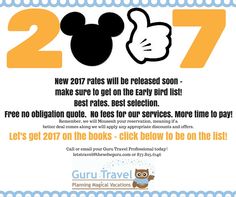 an advertisement for the new year's event with mickey mouse and other things on it