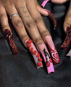 Hot Tamale, Vday Nails, Books Open, Curved Nails, Tapered Square Nails, Punk Nails, Hot Tamales