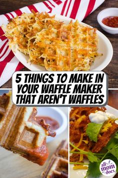 the top five things to make in your waffle maker that aren't waffles