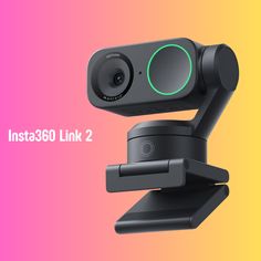 an image of a webcam with the text insta360 link 2 above it