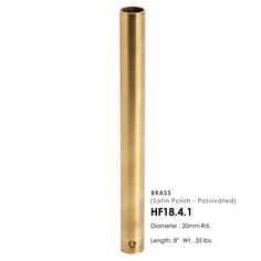 brass polish - finished hf84 1 / 2 x 25mm rod length