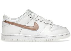 Buy and sell StockX Verified Nike shoes on StockX including the Nike Dunk Low White Pink (GS) and thousands of other sneakers with price data and release dates. Kobe Lebron, Nike Brand, Sneakers Adidas, New Sneakers, Perforated Leather, Air Max 1, Nike Dunk Low, Nike Cortez Sneaker, Nike Sneakers