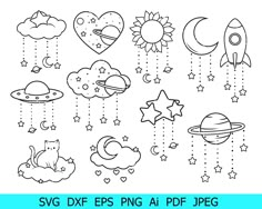 the svg dxf files are ready to be used for crafts and other projects