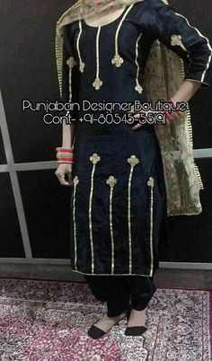 Punjabi Suit Neck Designs, Plain Suit, Punjabi Suit Boutique, Salwar Kameez Online Shopping, Lace Suit