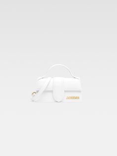 Jacquemus Bambino, 31 Bags, Jacquemus Bag, Small Handbag, Handbag Straps, Small Handbags, Small Leather Goods, Rick Owens, White Bag