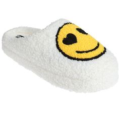 Discover the joy of ultimate relaxation with our Kensie Women's Fuzzy Smiley Face Slipper - a perfect blend of plush, popular style cozy shoes for women. These comfortable slippers are not just a pair of house shoes/slippers; they are a statement of comfort slippers for women and cheer that you'll look forward to slipping into every day. Whether you're unwinding after a long day, enjoying a quiet morning, or just lounging around the house, these classic cozzzy slipper for home are designed to cr Smilie Slippers, Smiley Face Slippers, Smile Face Slippers, Smily Face Slipper, Smilie Face Slippers, House Shoes Slippers, Cozy Shoes, Comfy Slippers, Slide Slippers