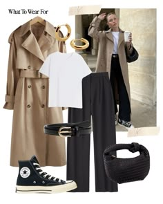 Cotton Rich Longline Trench Coat curated on LTK How To Style A Beige Trench Coat, Belted Trench Coat Outfit, French Trench Coat Outfit, Long Coat Outfit Summer, Trench Coat Outfit Ideas For Women, Hat And Trench Coat Outfit, Trench Coat Outfit Work