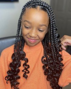 Braids For Girls, Girls Braided Hairstyles Kids, Short Box Braids Hairstyles, Old Hairstyles, Braided Cornrow Hairstyles