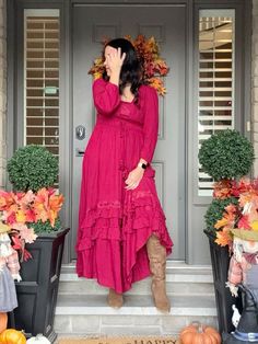 Mulberry Maxiperfect for fall weddings fall wedding guest dressed idea Family photosfall outfit inspo Follow my shop @Mommyis_losingit on the @shop.LTK app to shop this post and get my exclusive app-only content liketkit LTKOver40 LTKFindsUnder100 LTKMidsize @shop.ltk s://liketk.it/4UXGP Fall Wedding Guest Dress, Fall Weddings, Ideas Family, Guest Outfit, Wedding Guest Outfit, Wedding Guest Dress, Fall Wedding