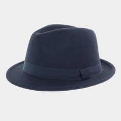 Style No : [467286] H5012-Black Color : Black Crown Circumference: 23" Height : 4.5" Brim Width : 1.5" Material : 100% Polyester Classical Fedora Hat Navy Fitted Hat With Short Brim, Black Classic Fedora For Spring, Fitted Black Felt Hat Casual, Fitted Black Felt Hat Casual Style, Classic Navy Hat With Flat Brim, Fitted Black Casual Felt Hat, Black Fitted Casual Felt Hat, Classic Navy Flat Brim Hat, Classic Navy Wide Brim Hat