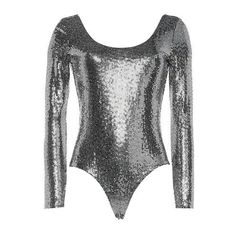 GucciMetallic Effect Bodysuit - Runway Catalog Gucci T Shirt, Body Top, Alexandre Vauthier, Evening Tops, Luxury Women Fashion, U Neck, Girls Night Out, Shirts & Tops, Girls Night