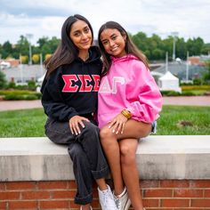 Custom Stitched Sorority Greek Letter Gildan Hoodie Sweatshirt Sorority Letters Sweatshirt, White Glitter Background, Neon Pink Tops, Greek Letter Shirts, Light Pink Top, Letter Hoodie, Sister Pictures, Light Pink Tops, Letter Sweatshirt