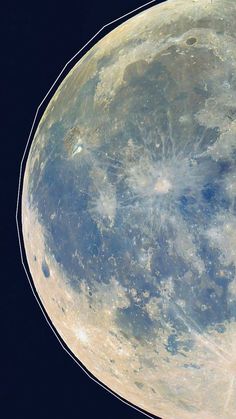 an image of the moon taken from space