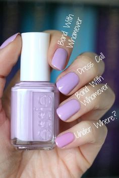 Lavender Nail Polish, Lavender Nails, Purple Nail, Nail Polish Designs