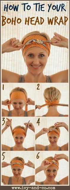 How To Wear Headbands, Boho Head Wrap, Headbands For Short Hair, Hair Scarf Styles, Head Scarf Styles, Head Wrap Headband, Boho Headband, Bandana Hairstyles, Hair Wraps