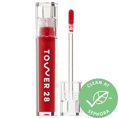 Tower 28 Lip Gloss Spicy, Drugstore Lippies, Tower 28 Lip Gloss, Jelly Lip Gloss, Makeup Images, Makeup Wishlist