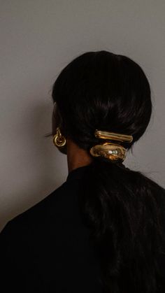 Chunky Gold Earrings + Chunky Gold Hair Accessories Hair Accessories Aesthetic, Monet Mcmichael, Gold Chunky Earrings, Chunky Gold Earrings, Gold Hair Accessories, Chunky Earrings, Gold Hair, Gold Earrings, Top 10