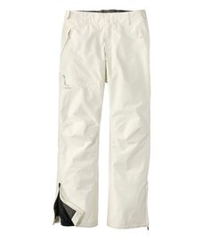 Women's Wildcat Waterproof Insulated Snow Pant | Snow & Rain Pants at L.L.Bean White Skiing Bottoms For Winter, White Winter Bottoms For Outdoor, White Winter Outdoor Bottoms, Functional White Pants, White Bottoms With Pockets For Outdoor Activities, Functional White Pants For Outdoor Activities, White Wide Leg Bottoms For Outdoor, White Wide-leg Bottoms For Outdoor, Full Length Snowboarding Bottoms For Ski Season