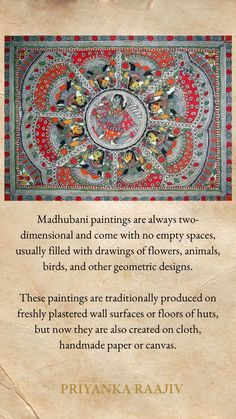 Madhubani painting- hand painting technique from India. - Priyanka Raajiv Madhubani Godna Painting, Madhubani Paintings, Madhubani Painting, Life Force, Hand Painting Art, Hand Painting, Painting Art, Folk Art, Projects To Try