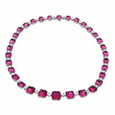 Luxury Pink Ruby Necklaces, Formal Pink Gemstone Accented Necklaces, Pink Ruby Necklace For Formal Occasions, Pink Gemstone Accents Necklaces For Formal Occasions, Formal Pink Necklaces With Gemstone Accents, Formal Pink Ruby Necklace, Luxury Ruby Jewelry With Stones, Luxury Ruby Necklace With Gemstone Accents, Luxury Ruby Necklaces With Gemstone Accents