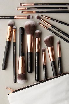 M.O.T.D. Lux Vegan Makeup Brush Set Vegan Makeup, Makeup Brush Set, Makeup Brush, Brush Set, Makeup Brushes, Make Up, Makeup, White, Brush Sets