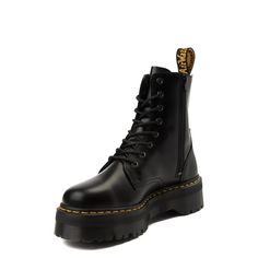 Dr. Martens Jadon Boot - Black | Journeys Dr Martens Jadon Boots, Dr Martens Outfit, Jadon Boots, Dr Martens Jadon, Martens Style, Winter Fashion Outfits Casual, Winter Fashion Outfits, Dr. Martens Boots, Dr. Martens