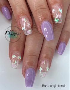 Purple Nails For Quince, Nails For Quince, Nails Light Purple, Horse Nails, Faded Nails, Stiletto Nails Short, Quinceanera Nails, Teen Nails